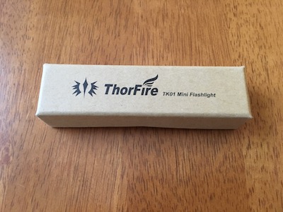 Thorfire TK01 flashlight